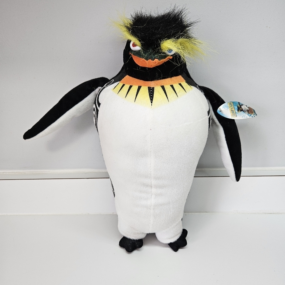 NEW VINTAGE Surf's Up Tank the Shredder Evans Penguin Plush Toy Nanco